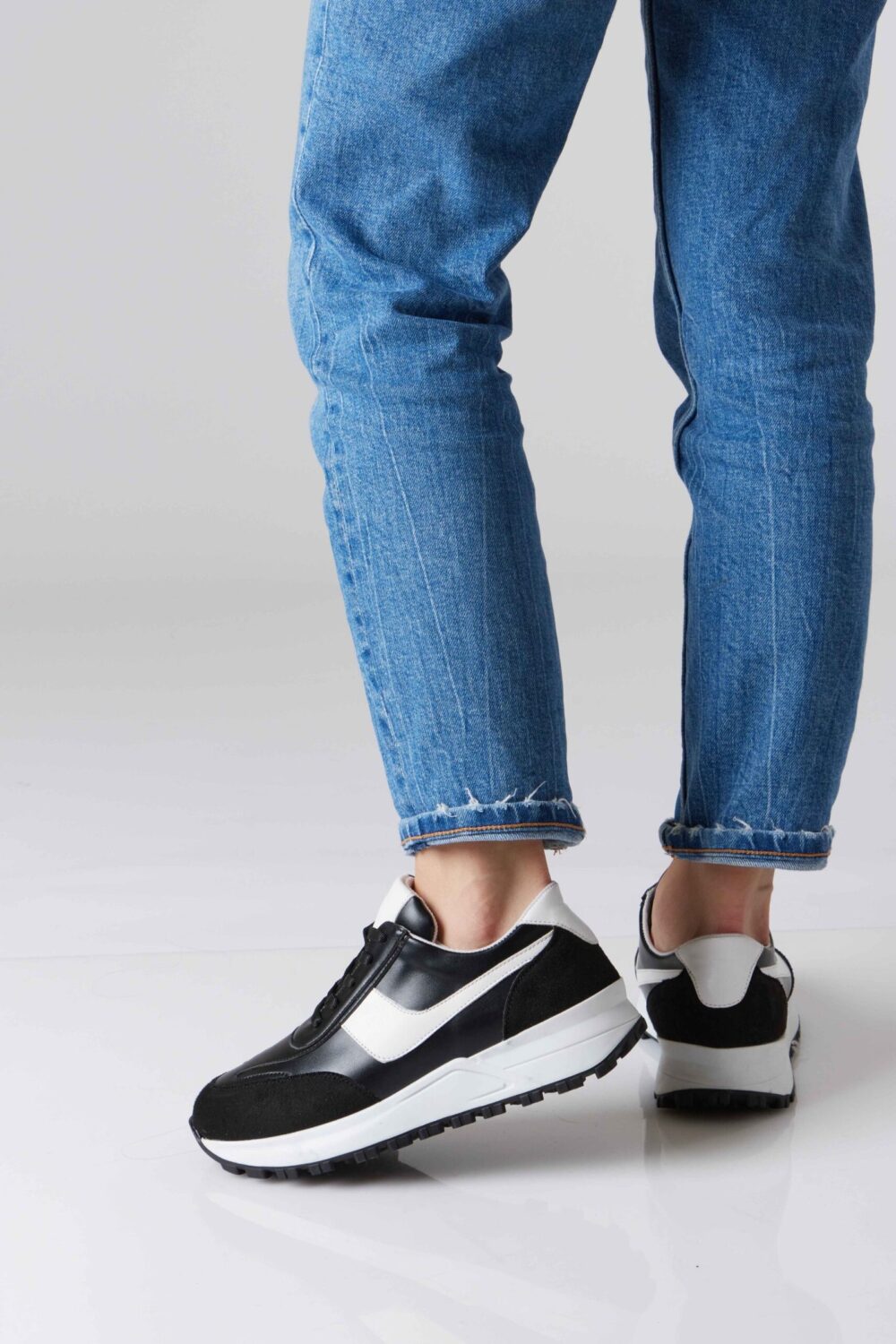 Chunky Suede Trainer - Image 11