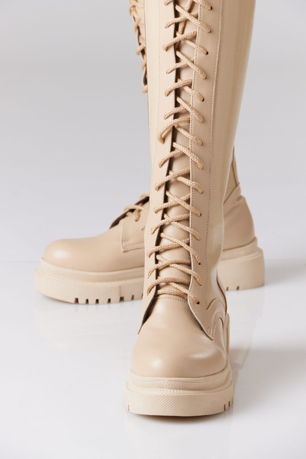 Knee High Leather Boots - Image 2