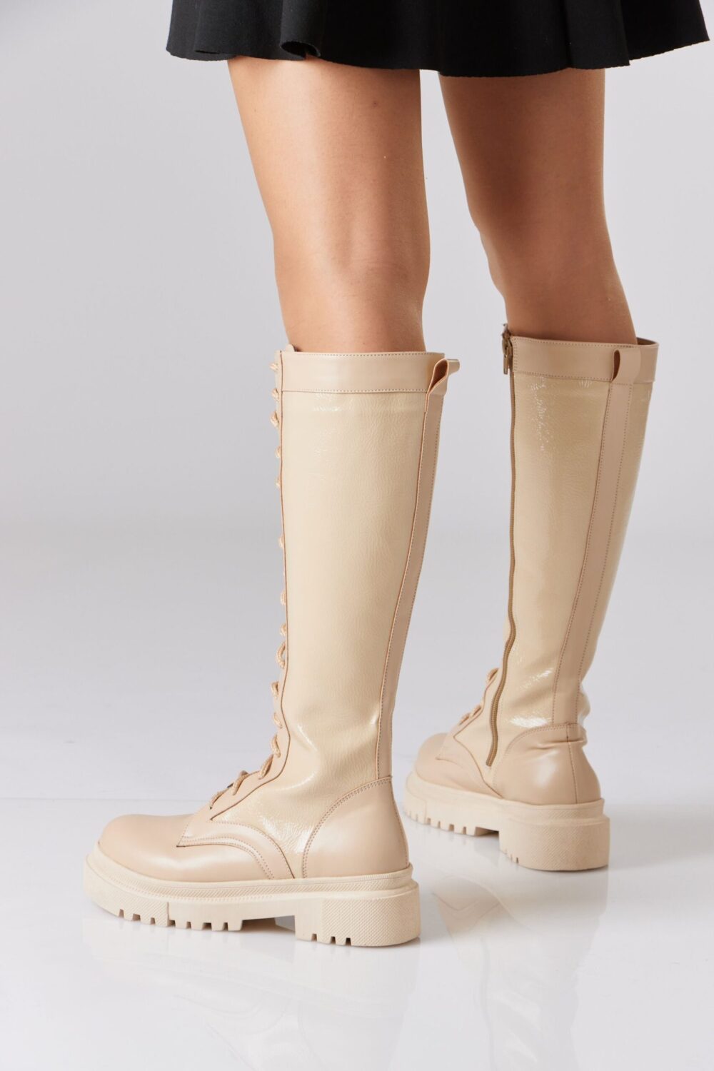 Knee High Leather Boots - Image 4