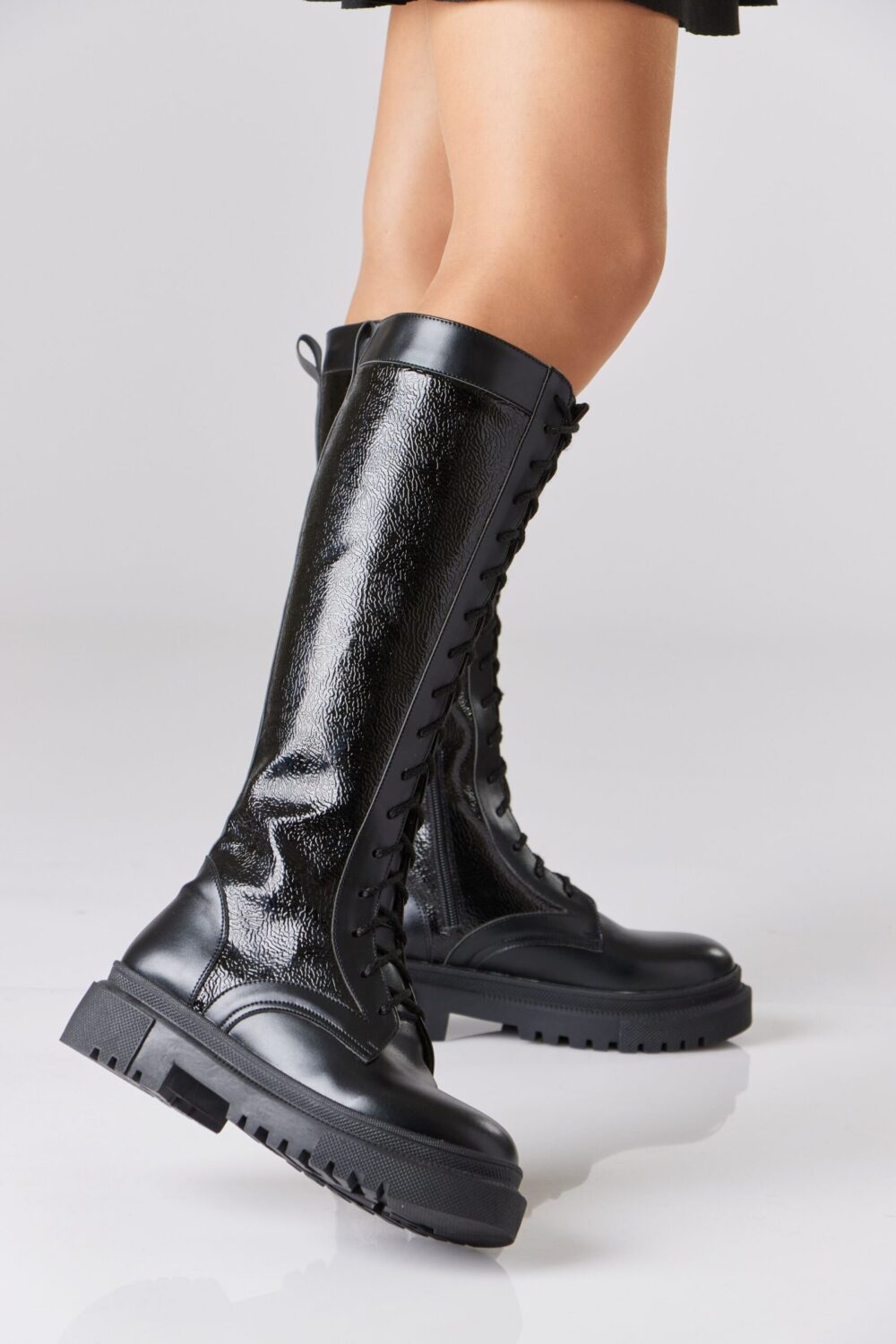 Knee High Leather Boots - Image 7