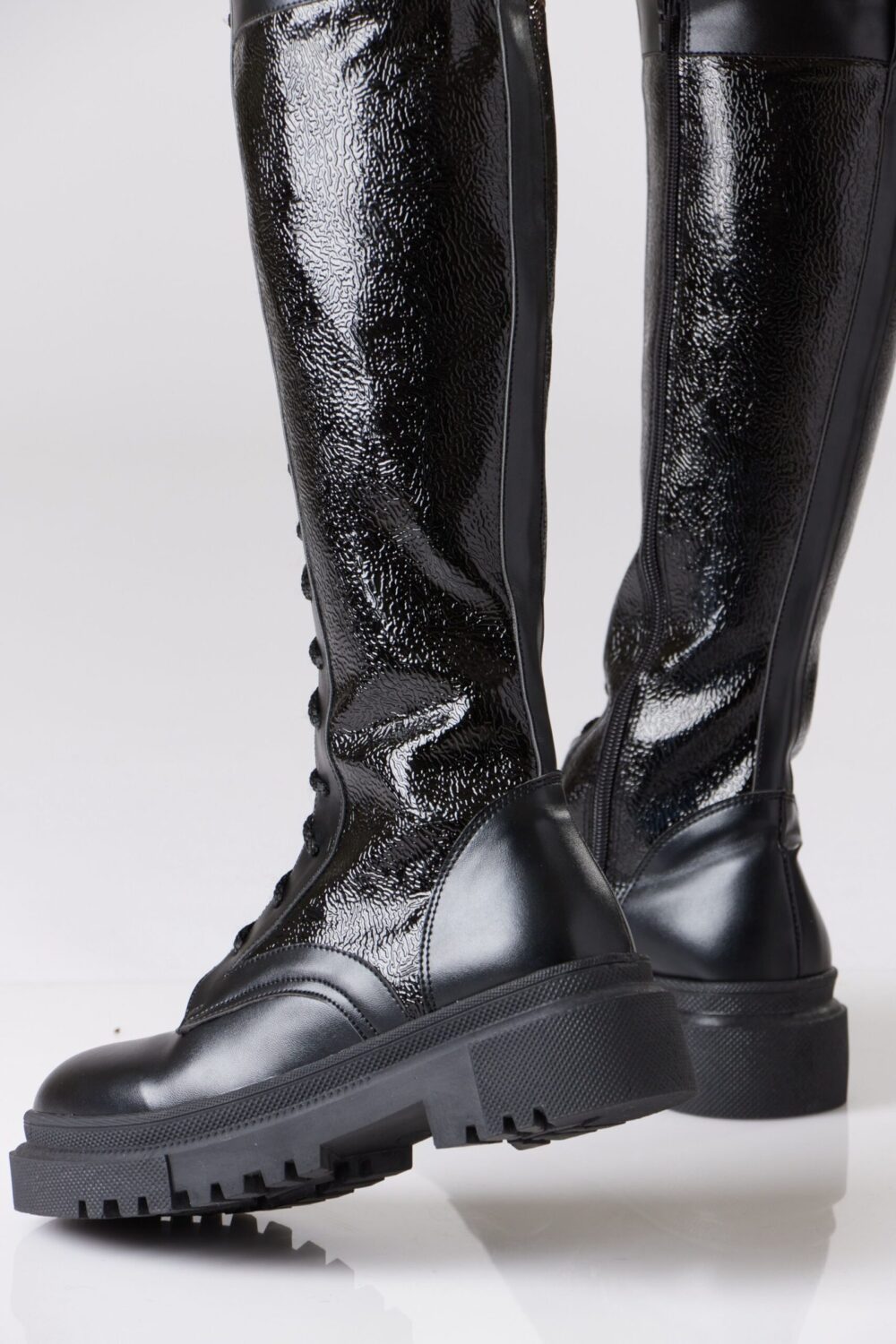 Knee High Leather Boots - Image 8