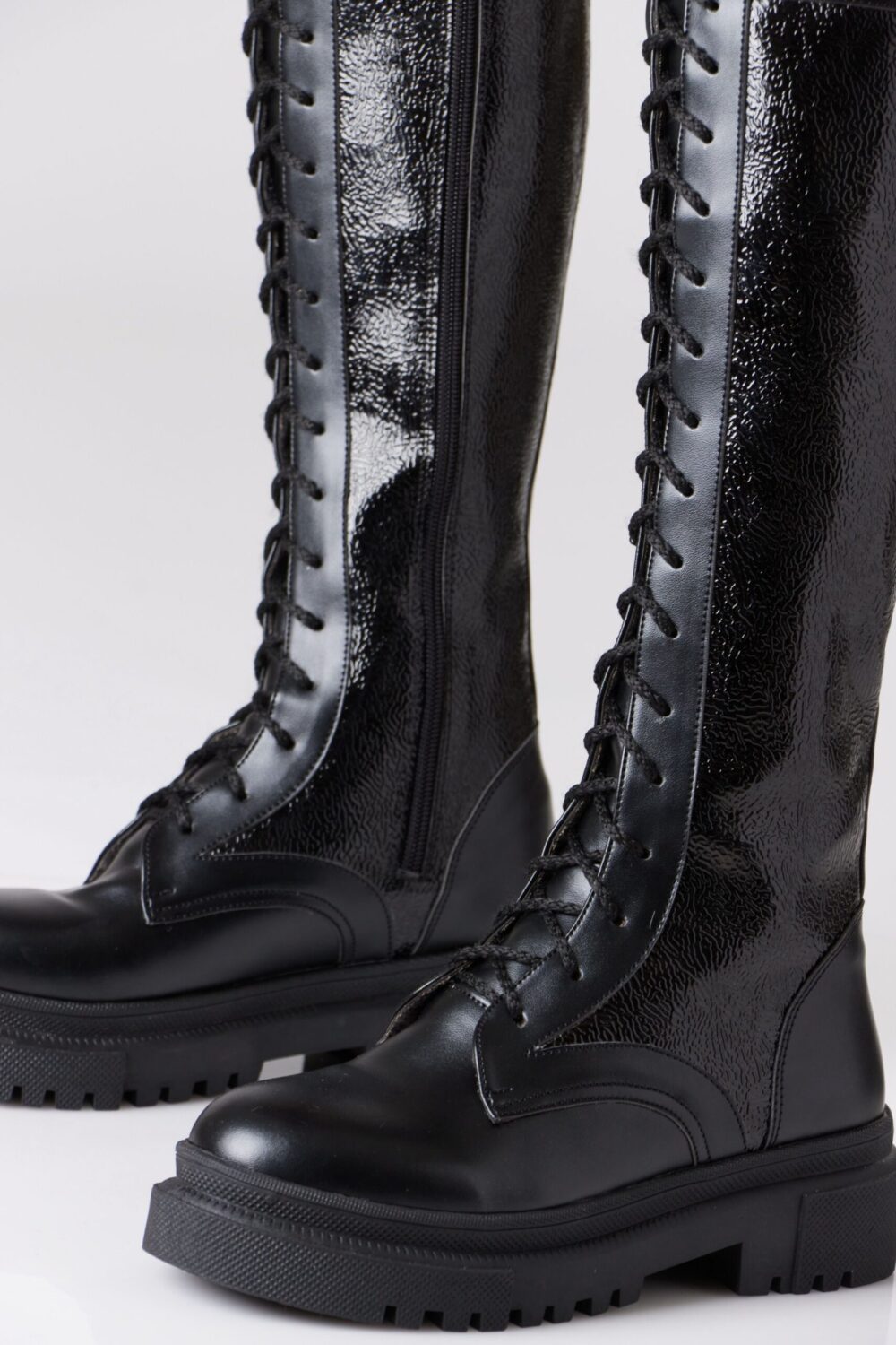 Knee High Leather Boots - Image 9
